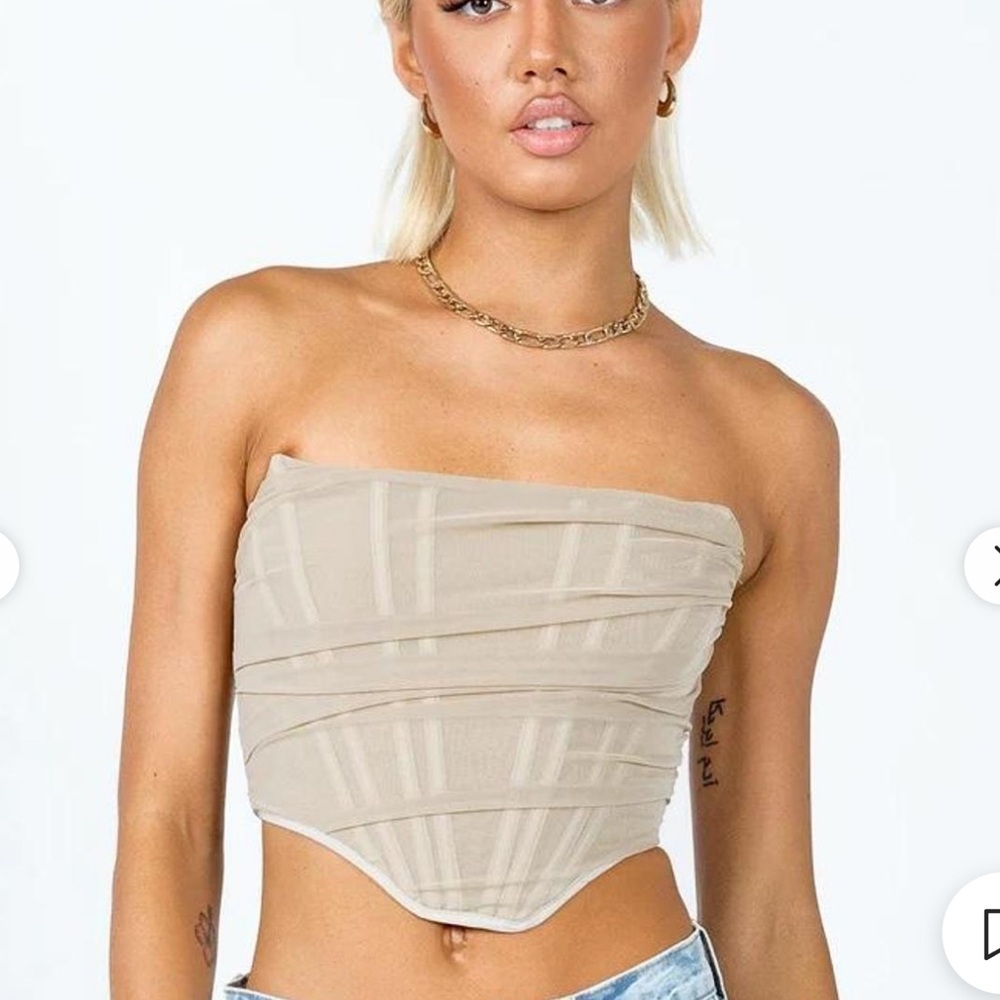 Princess Polly corset strapless top